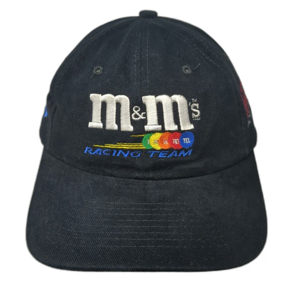 Nissin Cap Snapback Hat Black One Size m&m's Racing Team 36 Crew MB2 Motorsports